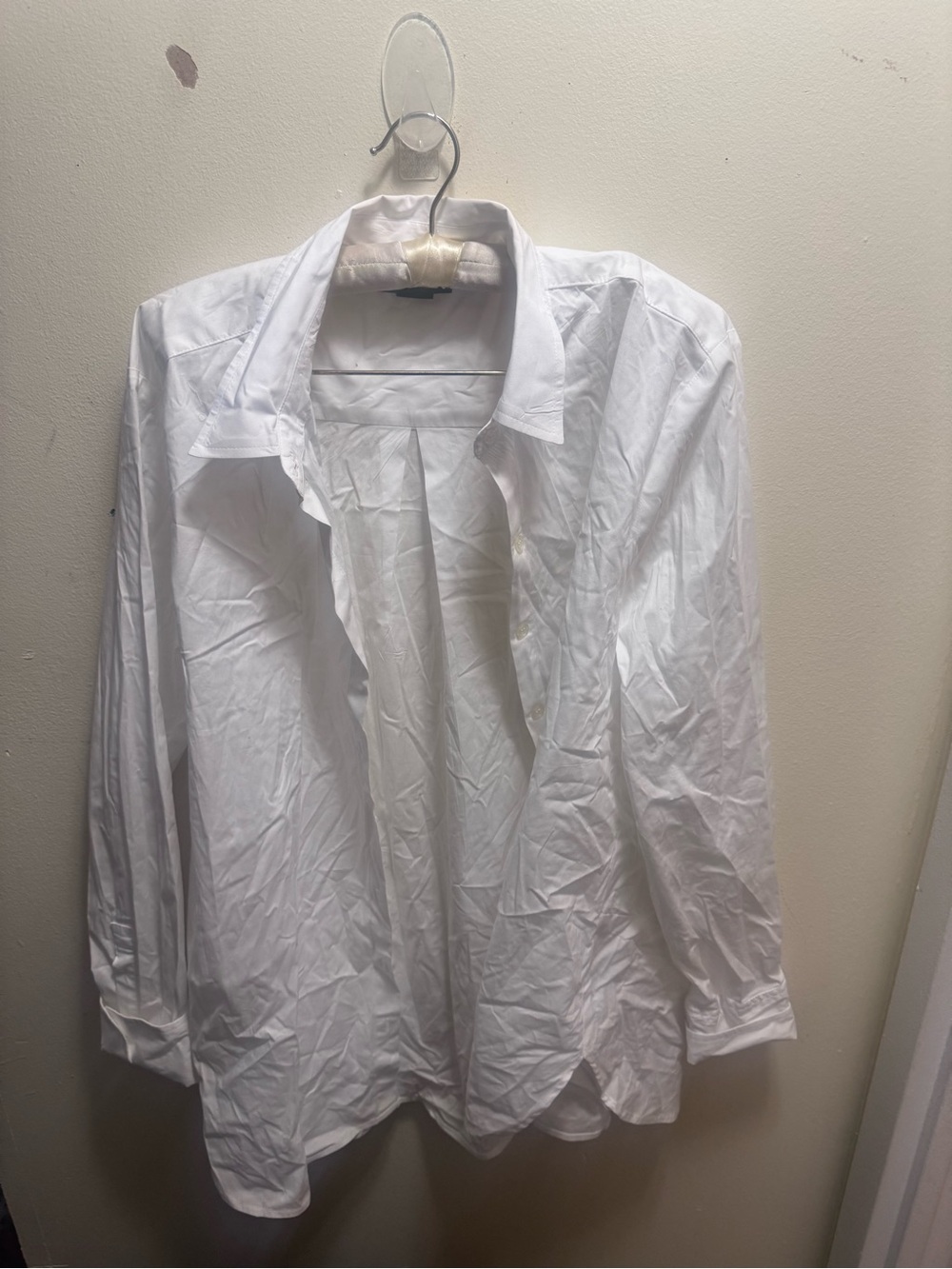 Hatch White Blouse with Black Logo Tag size 3